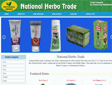 Tablet Screenshot of nationalherbo.com